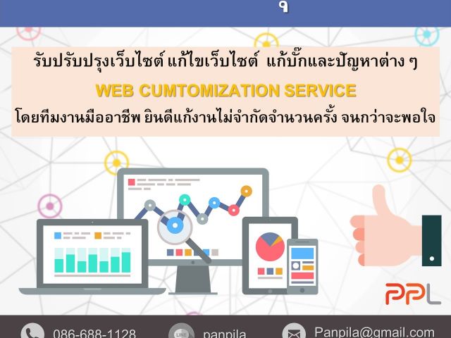 บริการรับปรับปรุงเว็บไซต์