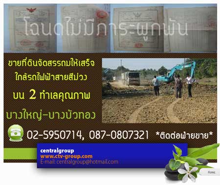 ที่ดินจัดสรรขายถูก