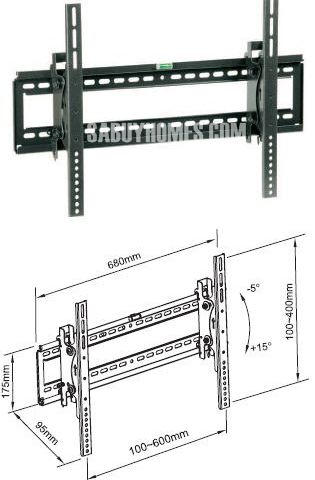 ขาแขวนทีวีติดผนังแบบปรับความกว้างได้