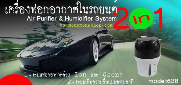 เครื่องฟอกอากาศในรถยนต์