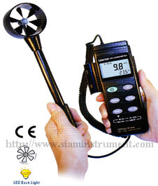 Aneometer,มิเตอร์วัดอัตราการไหลของลม.ANEMOMETER.